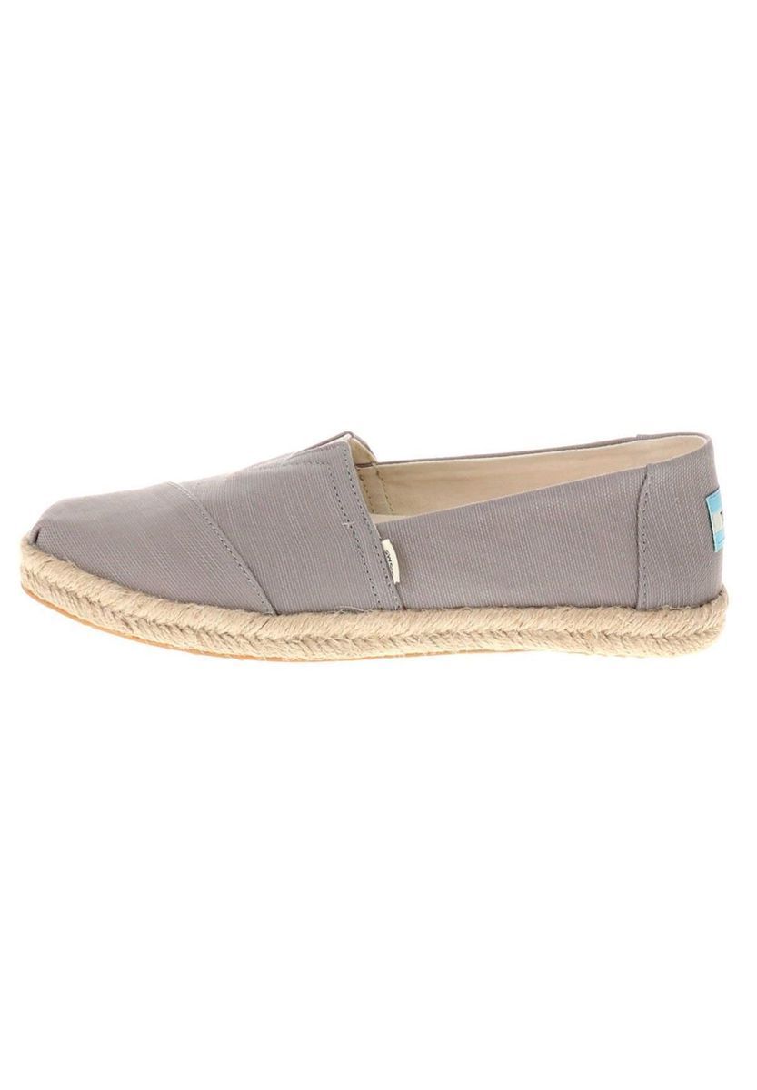 Neutraler Espadrille-Slipper mit Bastsohle