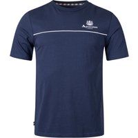 Herren Marineblaues T-Shirt mit Logo