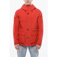 Herren Feldjacke mit Kapuze und Knöpfen