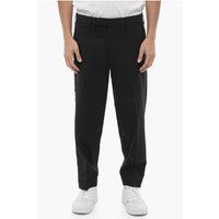 Schmale Chino-Hose mit verstellbarem Knöchel