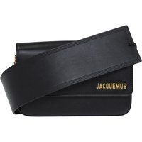 Elegante schwarze Leder Umhängetasche