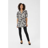 Tunika Regular fit black white