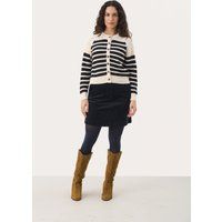 Strickjacke Gerade Passform navy