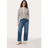 Strickjacke Gerade Passform navy