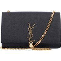 Kate kleine Schultertasche aus genarbtem Leder