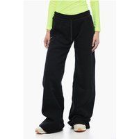 Relaxte Schwarze Baumwoll Jogginghose