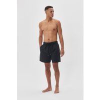 Entspannte Badeshorts in Schwarz
