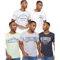 T-Shirt Set mit Grafikprint und Rundhalsausschnitt