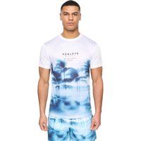 Herren T-Shirt mit Palmenmuster