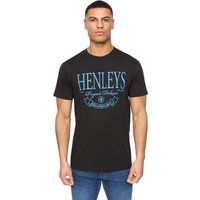 Henleys - "Henbank" T-Shirt für Herren (Schwarz)