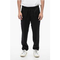 Schwarze Loungehose aus Viskosemischung