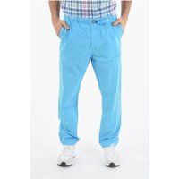 Hellblaue Comfort Fit Popeline-Hose