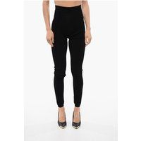 Strukturierte Strickleggings mit hoher Taille