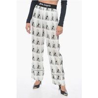 Bedruckte Loungewear Hose mit Logo-Bund