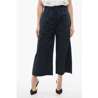 Cropped Baumwoll-Popeline Culottes