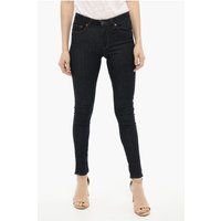 Dunkel gewaschene Denim-Skinny Jeans