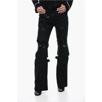 Cargohose aus Wollmischung mit Schnallendetail