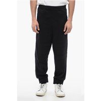 Moderne schwarze Biker-Jogginghose