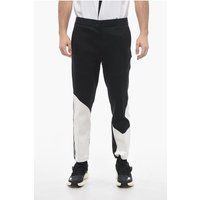 Modernistische, schmal geschnittene Sweatpants mit Farbblock