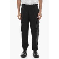 Schwarze Cargo-Hose mit lockerer Passform