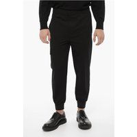 Schwarze Skinny Fit Cargohose