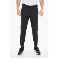 Schmale Passform Schwarze Cargohose
