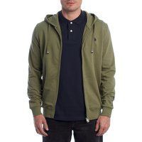 Lässiger Baumwoll-Kapuzenpullover mit Reißverschluss
