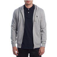 Lässiger Baumwoll-Kapuzenpullover mit Reißverschluss