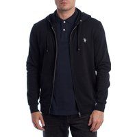 Lässiger Baumwoll-Kapuzenpullover mit Reißverschluss