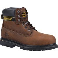 Caterpillar Holton Leder braune Sicherheitsschuhe