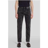 Schmal zulaufende Jeans mit mittelhohem Bund