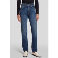 Damen Jeans mit geradem Bein und hoher Taille