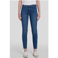 Hoch sitzende Skinny Fit Jeans