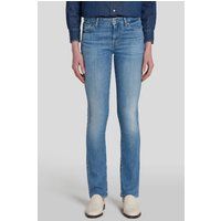Gerades Bein, Jeans mit mittelhohem Bund