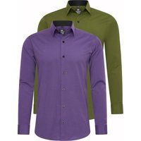 Langärmliges Slim Fit Businesshemd