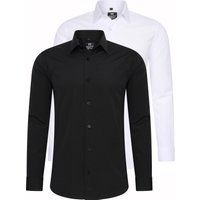 Langärmliges Slim Fit Businesshemd