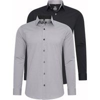 Langärmliges Slim Fit Businesshemd