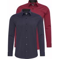 Langärmliges Slim Fit Businesshemd