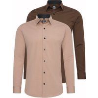 Langärmliges Slim Fit Businesshemd
