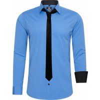 Slim Fit Hemd mit Krawatte