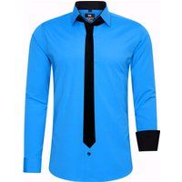 Slim Fit Hemd mit Krawatte