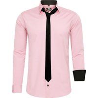Slim Fit Hemd mit Krawatte