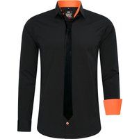 Slim Fit Hemd mit Krawatte