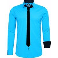 Slim Fit Hemd mit Krawatte
