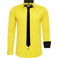 Slim Fit Hemd mit Krawatte