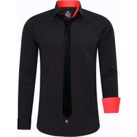 Slim Fit Hemd mit Krawatte