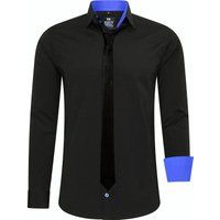 Slim Fit Hemd mit Krawatte