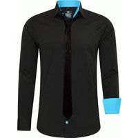 Slim Fit Hemd mit Krawatte