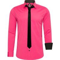 Slim Fit Hemd mit Krawatte