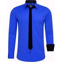 Slim Fit Hemd mit Krawatte